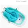 Bathing Tubs Seats Baby foldable soft pillow bathtub shower pad bathtub bathtub safety seat support pad baby anti-skid pad Z230817