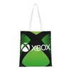 Sacos de compras clássico xbox mercearia bolsa de lona personalizada lojas de lona