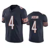 Chicago''bears''men 1 Justin Fields 2 D.J.Moore 34 Walter Payton 10 Chase Claypool Mulheres Juventude Marinha Custom Limited Jersey