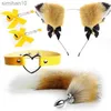 Toys anali Flower Hair Clip Sexy Cosplay Women Wubber Tail Cat Plug foxtail code anali giocattoli sessuali lolita erotici per donne coppie cosplay hkd230816