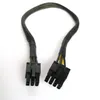 PC PSU PCI-E 6-контактный мужской до 8PIN мужской графический процессор Кабель кабеля кабеля 18AWG 30 см для Dell T5810 T3610 T5610 T7600 T7610 Computer