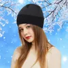 Ball Caps Hat Keep Adult Neutral Winter Hats Warm Woolen Knitted Outdoor Plush Printing Light Up Baseball Cap Kids 511