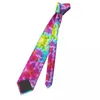 Bow Ties Tie Dye Coldie Unisexe Slim Polyester 8 cm Coul Colore étroit pour les hommes ACCESSOIRES ACCESSOIRES CRAVAT