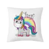 Pillow Case Cute Cartoon Unicorn Case Creative Unicorn Decorative cases Unicorn Throw Case case kussensloop HKD230817