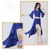 Scen Wear Belly Dance Long Kjol Set Fashion Dress Suit Carnaval Disfraces vuxna prestanda kostym sexiga kläder bauchtanz