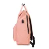 Bolsa escolar de grande capacidade Backpack Backpack Multifuncional Laptop Rucksack Viagem de moda USB para meninas 230816