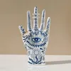 Articoli novità Eye of Fatima Gioielli Display Porta in ceramica Mannequin Hand Progettato per le collane Braccialette Anelli 230816