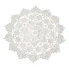 Table Mats INS French Retro Decorative Cushion Lace Embroidery Craft Mat Household Round Placemat Home Decoration