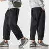 Men's Pants Stay Comfortable Stylish With Loose-fitting Drawstring For Daily Wear Summer Fashion Convenient Pockets