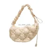 Hobo Fashion Plateed Cloud Bag Designer Ruched Handbag Nylon Nylon Quilted Crossbody Bag Bag Big Big Big 2023 HKD230817