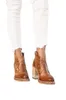 Buty żeńskie skórzane buty damskie niski obcasy fajne brytyjskie haftowane design miękki krótki impreza obuwie pu 230817