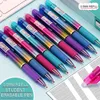 Ballpoint PENS 4 PCS Wisbare balpen Pen Druk op de magie Wisbare pen 0,5 mm Bullet Tip Student Office schrijven Gift Pen School Stationery 230816