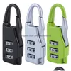 Other Household Sundries Mini Padlock For Backpack Suitcase Stationery Password Lock Student Children Travel Gym Locker Security Met Dhkdp