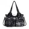 Hobo New in Large Capacity Handbag Denim Bag Casual Women Shoulder Bag Jeans Tote Bag Pockets Hobo Bag HKD230817