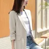 Womens Suits Blazers Blazer Elegant Professional Fashion Jacket Korean Autumn Loose Casual Vintage Solid Color Singlebreasted 230817