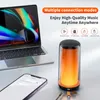 Microphones Bluetooth S er 12 kinds color lights Night Light Atmosphere Lamps 57MM Louds er QERE Portable Dolby Cinema Soun 230816