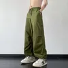 Men's Pants Oversized Cargo Men Fashion Retro Pocket Casual Streetwear Hip-hop Loose Wide Leg Mens Trousers Large Size