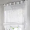 Gardinbindning Suspender Roman Window Shade Sheer Voile Valance Drape Blind For Kitchen Study Balkony