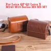 Camera Bag Accessories Fashion Leather Camera Bag For Leica QP Q2 Leica X M240 M10 Series M9 M8 M7 Camera Protective Case Hållbar Anti-Scratch-handväskor HKD230817
