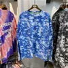 Men's T-Shirts High Quality GOODBOY Tie-dyed Men T-Shirt 1 1 Vintage XOXOGOODBOY Women Tee Oversized Long Sleeve Men Clothing