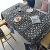 Tala de mesa Bohemian Impressão floral Impressão à prova d'água Mesas de café retangulares Cover decoração de festa
