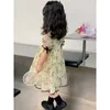 Girl's Dresses Girls' Summer Dress 2023 New Children's Ancient Style Qipao Dress Foreign Princess Dress Girls' Summer Dress R230816