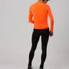 Gacche da corsa 2023 Bright Orange Pro Aero 2 Brushing Termal Fleece Cylerse Maglie a manica lunga inverno con cuffia senza soluzione di continuità donna