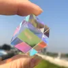 Prisms Glass Cube 18 mm Dichroic Prism Prism X-Cube Prisms for Pographic Diffusion Spliting Pographie accessoires décorer les cadeaux mignons Light 230816