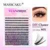 False wimpers MassCaku 30D Super cluster wimperverlenging Natuurlijke mink make -up wimpers individuele valse wimpers gratis verzending items hkd230817