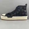 Designer schoenen mannen sneakers dames trainers skel top hi sneaker plat canvas trainer platform lederen schoen comfortabele buitenloper met doos