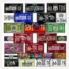 66 Highway License Plate 3015 Tinplatta Dekorativ målning Creative Garage Club Bar American Wall Hanging Living Room Decor 30x15cm Ixetj