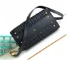 Designer Bag Women Channel Bag Handväska Högkvalitativ crossbody -väska äkta läder stickade väskor Trendiga bokstavsmönster STRADDLE Axelväska gratis frakt