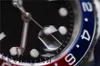 Rolaxs Watch Automatyczne zegarek Męskie na rękę Niebieską czerwoną ceramiczną ramkę ze stali nierdzewnej Pepsi Automatyczny ruch Limited Jubilee Master Montre F.