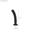 Anal Toys Sex Products med stark vaginal stimulator sucker silikonpärla dildo anal plug prostate massager sex leksaker för man och kvinna hkd230816