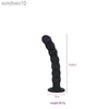 ANAL TOYS Seks Ürünleri Güçlü Vajinal Stimülatör Enayi Silikon Silikon Boncuk Dildo Anal Fiş Masaj Masajı Seks Oyuncakları Erkek ve Kadın HKD230816