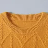 Męskie swetry Mvlyflrt 2023 Odzież Okoła szyi Diamentowa Twisted Norek Sweter Kopa Szybki kolorowy skoczek BR-098