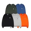 Carhar Classic Embroidery Logo Plus Fleece Round Neck Hoodie Black Gray Orange Army Green Blue Round Neck Long Sleeve Outdoor Casual Street Hoodies MLXL2XL