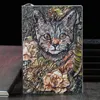 Notepads A5 Cat Star Hardcover Retro Notepad Student Lernrekord Imitation Leder Notebook Business Office Schreibwaren 230816