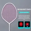 Other Sporting Goods Style V shape 100 Carbon Fiber Strung Badminton Rackets Ultralight 4U 80G Professional Training Offensive Racquet For Adult 230816