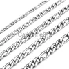 Pendanthalsband TieEyiny Men's 925 Sterlsilver 4mm/6mm/8mm/12mm Figaro Chain Halsband 16-30 tum Fashion High End Necklace Jewelry Gifts J230817