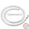 Collane a pendente 925 collana sterlsilver da 4 mm catena di serpente maschio coppia femmina sterlsilver gioielli per lama di gioielli regali j230817