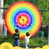 Sports Toys Dart Board Hrowing Target Games Set Round Cloth Outdoor Sticky Balls Throw With 10 for Parentchild Interaction Game 230816