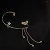 Backs Earrings Fashion Sweet Earclip Butterfly Star Tassel Ear Hanger Without Holes Advanced Sense Small Design