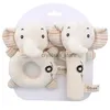 Newborn Baby Rattles Rabbit Bear Grab Ability Training Toys Infant Stroller Bed Hanging Bell Plush Dolls HKD230817