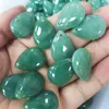 Takılar 5pcs doğal yeşil aventurine kolyeler lapis lazuli gözyaşı 18x25mm kadınlar diy mücevher yapım aksesuarlar