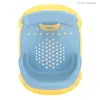 Badkarplatser Portable Baby Bathtub Seat Safety and Anti Slip Nyfödd duschstol med rygg Sug Cup Baby Care Bathtub Seat Cleaning Toy Z230817