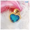 Anal Toys Sex Toys For Women Colorful Crystal Jewelry Steel Anal Plug Booty Pärlor Rostfritt man Vuxna produkter Butt Sexo Sex Shop HKD230816