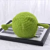 Beanie/Skull Caps Ohmmayby ​​Monster Shrek Hat Wool Winter Sticked Hats Green Party Funny Beanie Skullies Cap For Women Men Pure Handmade 230817