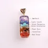 Pendant Necklaces 1PC Chakra Crystals Aura High Frequency Orgone Energy Healing Necklace Women Jewelry Drop Store