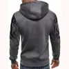 مسارات الرجال Conclunto do Hoodie Dos Homens Concluntos de moletom com capuz 2 peas outono inverno masculino oupas quentes pulver